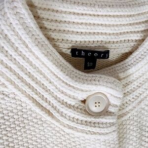 Theory ivory cardigan